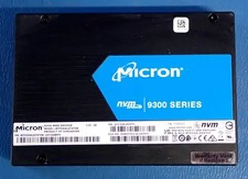 MICRON MTFDHAL6T4TDR 6.4TB NVmE U.2 SSD 9300 Max | 30k Hours, 90%-95% Health