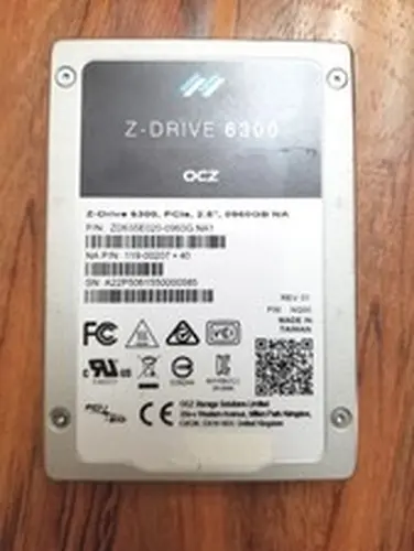Toshiba 960GB OCZ Z-Drive 6300 MLC NVMe PCIe 3.0 x4 U.2 SSD ZD635E020-0960G 92%
