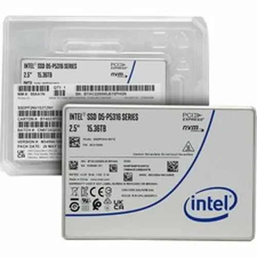 Intel D5-P5316 Series 15.36TB PCIe NVME U.2.5in SSD SSDPF2NV153TZ