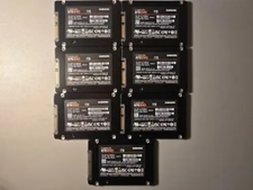 Lot of 7 - Samsung 870 EVO 1TB 2.5in SATA III Internal SSD Solid State Drive