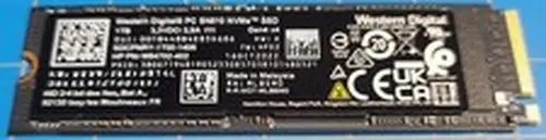 Western Digital SN810 1TB NVMe SSD M.2 2280 PCIe 4.0 x4 SN Last 5: 00006
