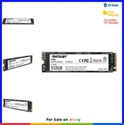 Internal SSD 512GB M.2 2280 PCIe Gen3 x4 NVMe Gaming Desktop PS5