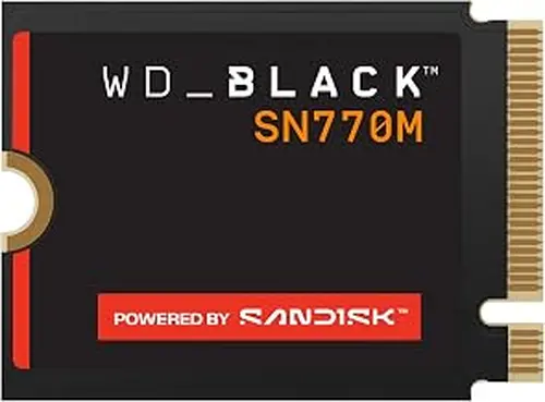WD_Black SN770M 2TB M.2 2230 NVMeSSD - PCIe Gen 4.0, Speeds up to 5150 MB/s, for Handheld Gaming Devices and Compatible laptops, TLC 3D NAND, Great for Asus ROG Ally, Steam Deck, Microsoft Surface