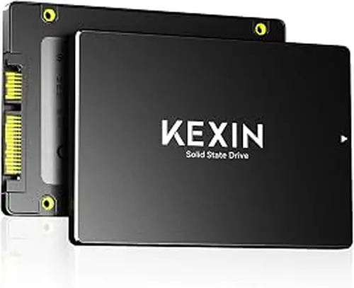 KEXIN 64GB SATA III Internal SSD 2.5" Internal Solid State Drive 64G up to 280MB/s SATA 3.0 Internal Drive 3D NAND Flash Internal SSD for Laptop PC Storage and Upgrade