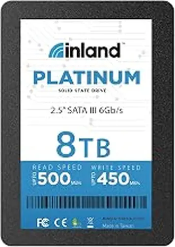 INLAND Platinum 8TB SSD SATA III 2.5" 3D NAND Internal Solid State Drive