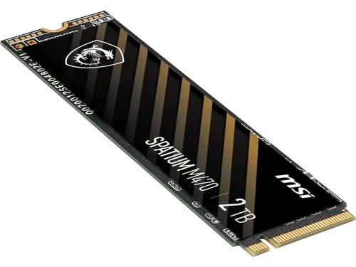 MSI SPATIUM M470 PRO PCIe 4.0 NVMe M.2 2280 2TB PCI-Express 4.0 x4 3D NAND Internal Solid State Drive (SSD) - SM470PN2TB