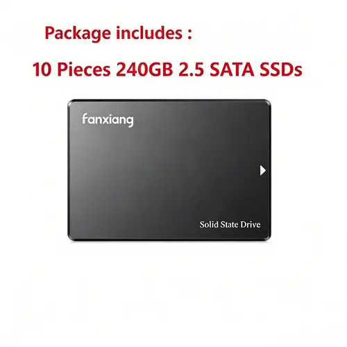 Fanxiang SSD 256GB 512GB 1TB 2TB 2.5" SATA III Internal SSD PC/Laptop 10PACK lot