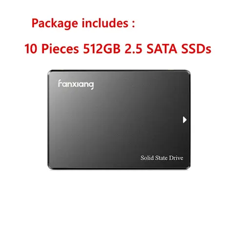 Fanxiang SSD 256GB 512GB 1TB 2TB 2.5" SATA III Internal SSD PC/Laptop 10PACK lot