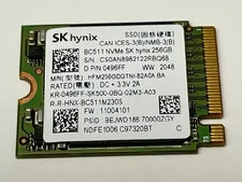 SK Hynix 256GB 2230 NVMe m.2 SSD Solid State Drive HFM256GDGTNI-82A0A Dell 496FF
