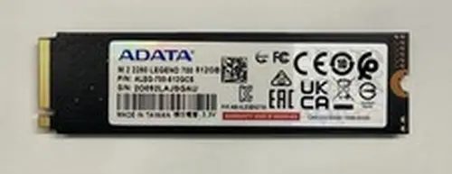 ADATA 512GB SSD NVMe PCIe M.2 2280 LEGEND 700 ALEG-700-512GCS