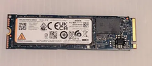 KIOXIA KXG80ZNV512G NVMe 512GB M.2 2280 SSD Hard Drive DP/N 0WWK7N DEZ76