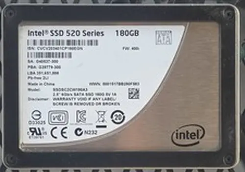 Intel SSDSC2CW180A3 SSD 520 180GB 2.5" SATA 6Gbps SSD Hard Drive