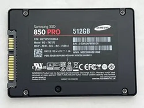 Samsung 850 PRO 512GB 2.5" SSD SATA MZ-7KE512 - Health Status Good 99%