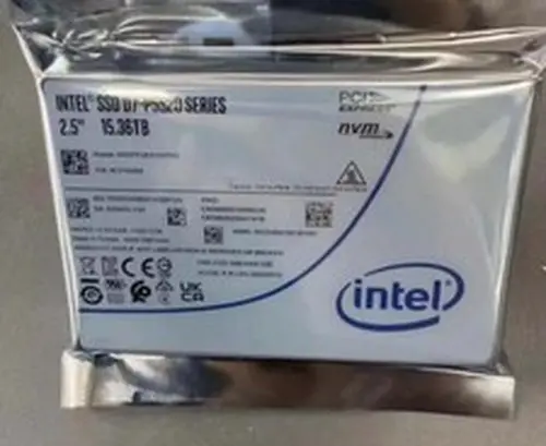 2pcs New Intel SSD D7-P5520 15.36TB SSD 2.5'' PCIe 4.0 NVMe U.2 SSDPF2KX153T1K3