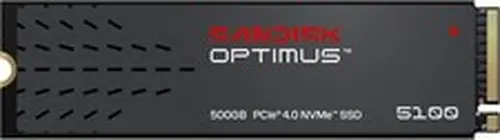 SanDisk Optimus 5100 M.2 2280 500GB NVMe PCIe 4.0 x4 6600MB/s SDSP51500GAN-000E0