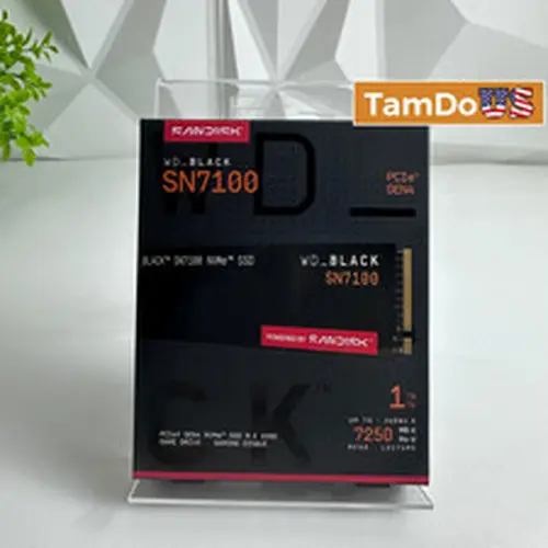 SanDisk WD_BLACK SN7100 1TB NVMe M.2 2280 PCIe Gen4 SSD (Up to 7250 MB/s)