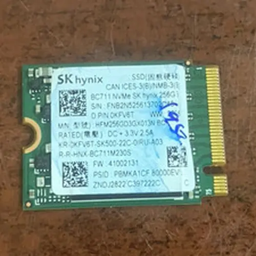SK Hynix HFM256GD3GX013N 256GB M.2 2230 PCIe Gen3 x4 NVMe SSD 30dayWty