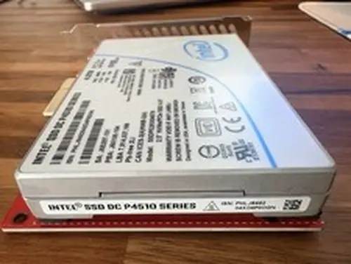 Intel 4TB P4510 SSD Series DC NVME U.2 SSDPE2KX040T8 Solid State Drive VDV10131