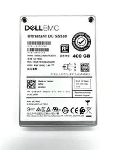 400GB DELL/WD ULTRASTAR DC SS530 WUSTM3240ASS200 2.5 SAS 12Gbps SSD 100% HEALTH