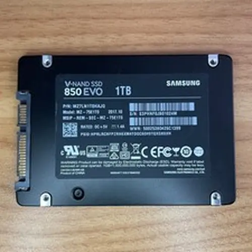 Samsung 850 EVO 1TB SSD (99% Health, V-NAND, 2.5", SATA III) MZ-75E1T0