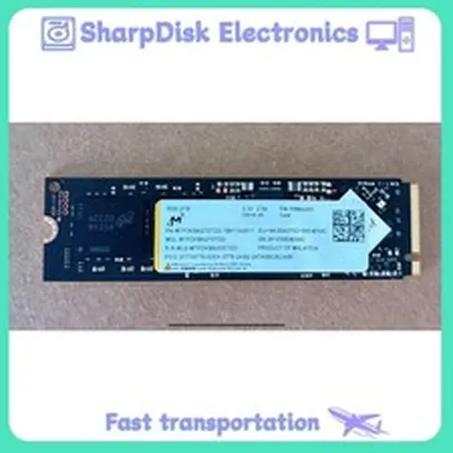 Micron MTFDKBA2T0TGD-1BK15ABYY 3500 2TB NVMe 3.3v 2.5A Gen4x4 Internal SSD