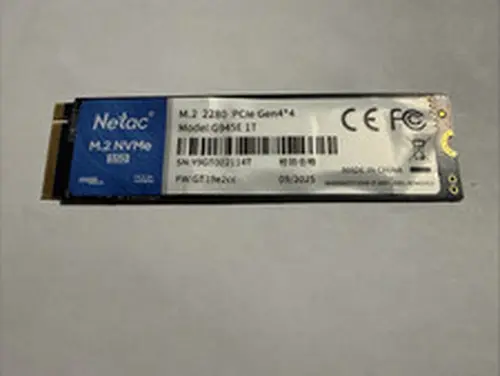 Netac 1TB Gen 4.0 x 4 M.2 NVMe SSD 2280mm G945E 1T - 1yr Warranty