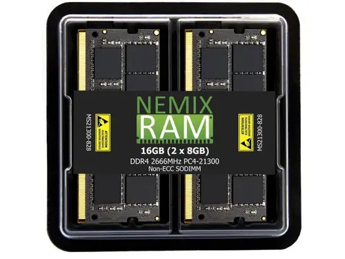 NEMIX RAM 16GB (2X8GB) DDR4 2666MHZ PC4-21300 2Rx8 1.2V CL19 260-PIN Non-ECC Unbuffered SODIMM KIT Compatible with POSIFLEX HS-3314 Compact...