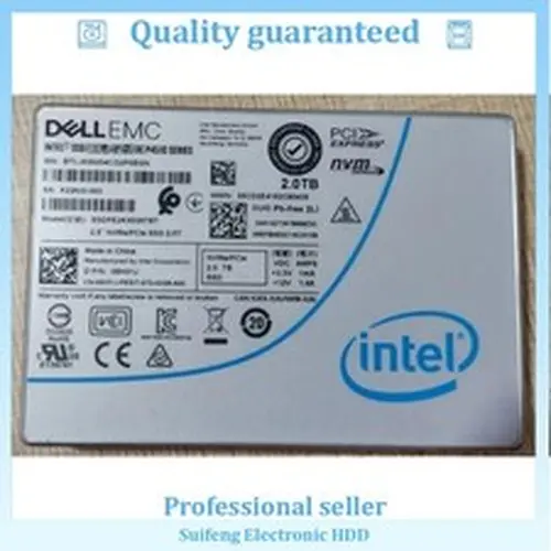 DELL 2TB Intel SSD P4510 Series DC NVME U.2.5" SSDPE2KX020T8T 09H31J