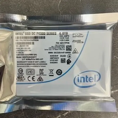 Intel P4500 4TB SSD 2.5" U.2 PCIe NVME Solid State Drive SSDPE2KX040T7T