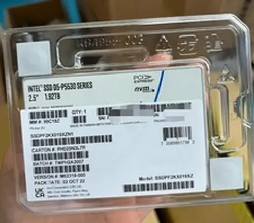 Intel D5 P5530 Series 1.92TB SSD U.2 PCIe NVME Solid State Drive SSDPF2KX019XZN1