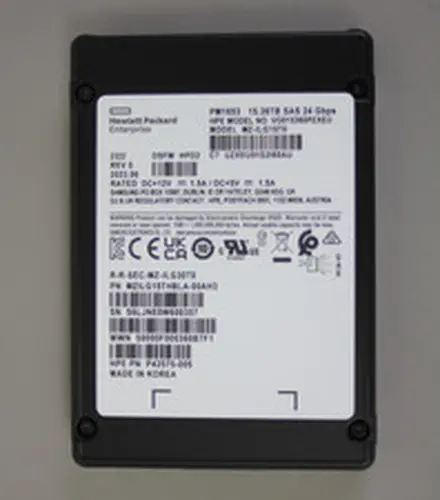 HPE P42575-005 PM1653 15.36TB SAS 24 Gbps Server SSD MZ-ILG15T0 MZILG15THBLA New
