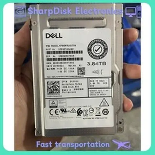 DELL 0KFV6V KFV6V KPM5WRUG3T84 SDFBE74DAB01 SAS 12 Gbps 3.84TB SED SSD