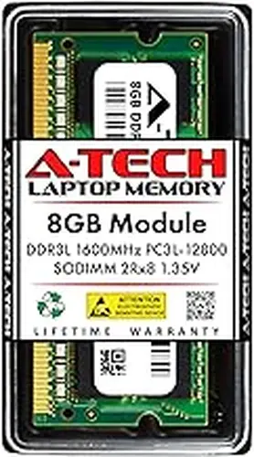 A-Tech 8GB RAM for Dell Latitude E6530, E6430s, E6430, 6430u, E6330, E6230, E5530, E5430, 3330 Laptop | DDR3/DDR3L 1600 MHz SODIMM PC3L-12800 Memory Upgrade