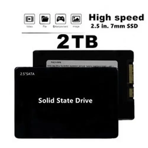 2TB SSD 2.5" SATA 3 High Speed Solid State Drive for Laptop & Desktop US
