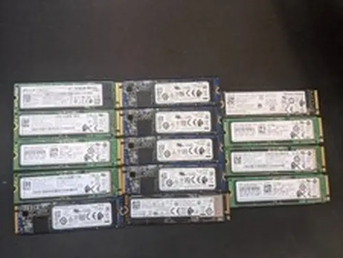 512GB M.2 2280 NVMe PCIe Gen3 SSD - Samsung WD Toshiba Micron Intel