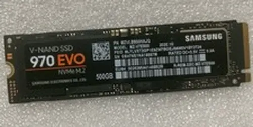 Samsung 970 EVO Series 500GB M.2 2280 NVMe PCIe Internal SSD (MZ-V7E500)
