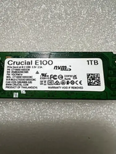 Crucial E100 1TB PCIe Gen4 NVMe M.2 2280 Internal SSD CT1000E100SSD8