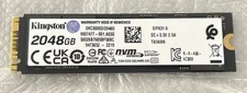 Kingston SKC3000D/2048G KC3000 2TB M.2 2280 PCIe 4.0 NVMe M.2 2280 Internal SSD