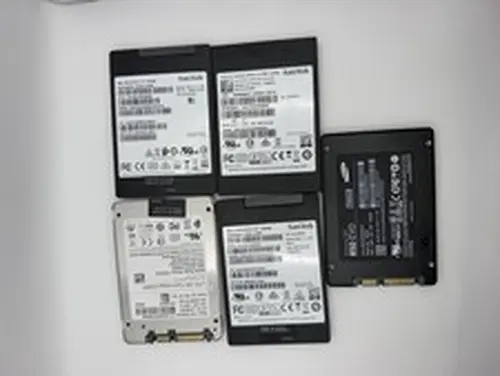 Mixed Lot of 5 250GB/256GB 2.5in SSD 95%+