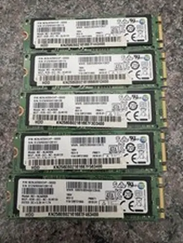 Lot of 5 Samsung PM871 256GB M.2 2280 SATA SSD MZNLN256HCHP Solid State Drive