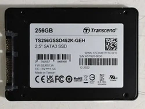 Transcend SSD452 SATA III 256 GB 2.5 in Solid State Drive TS256GSSD452K