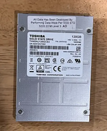 Toshiba THNSNJ120GCS3 120GB Internal SATA SSD