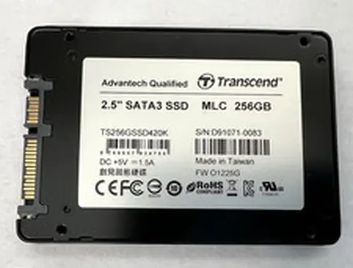 Transcend Advantech Qualified TS256GSSD420K 256GB SATA3 2.5in SSD