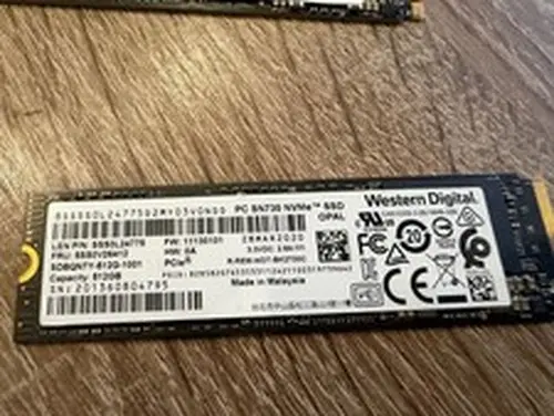 Western Digital WD PC SN730 512GB SSD M.2 NVMe 2280