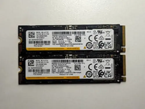 Lot of 2 Samsung PM9A1 1TB M.2 2280 NVMe PCIe Gen4 SSD