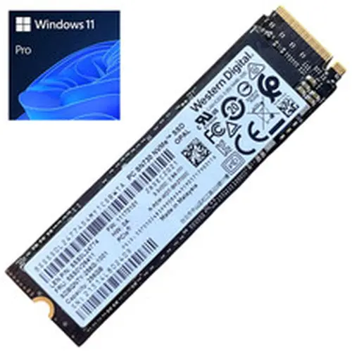 256GB Western Digital SN730 M.2 NVMe SSD w Windows 11 Pro for Dell Lenovo HP ++
