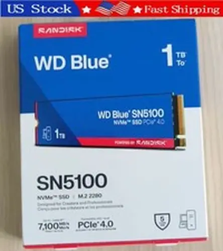 New Western Digital SN5100 1TB M.2 2280 NVMe PCIe Gen4 x4 WD Blue SSD