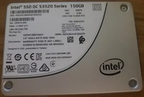Intel SSD DC S3520 Series 150GB (SC2BB150G7) 2.5in SATA 6Gb/s