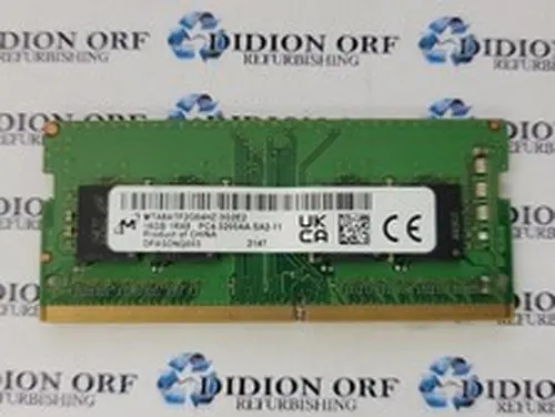 MICRON 16 GB DDR4 Laptop RAM PC4-3200AA 1Rx8 MTA8ATF2G64HZ-3G2E2, SKU 15781