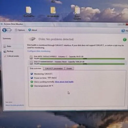 1TB Crucial MX500 CT1000MX500SSD1 SATA 2.5" SSD | 100% health by Acronis Drive